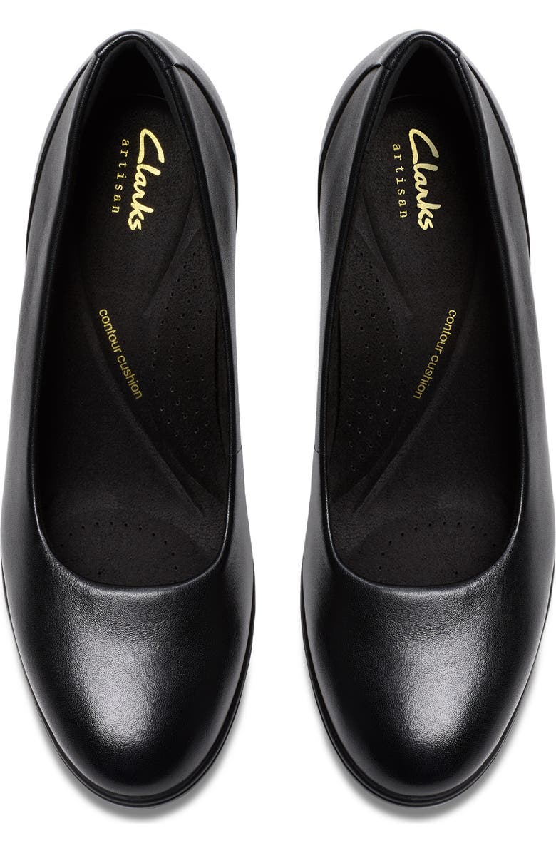 Clarks<sup>®</sup> Shaya Poppy Pump, Alternate, color, Black Leather