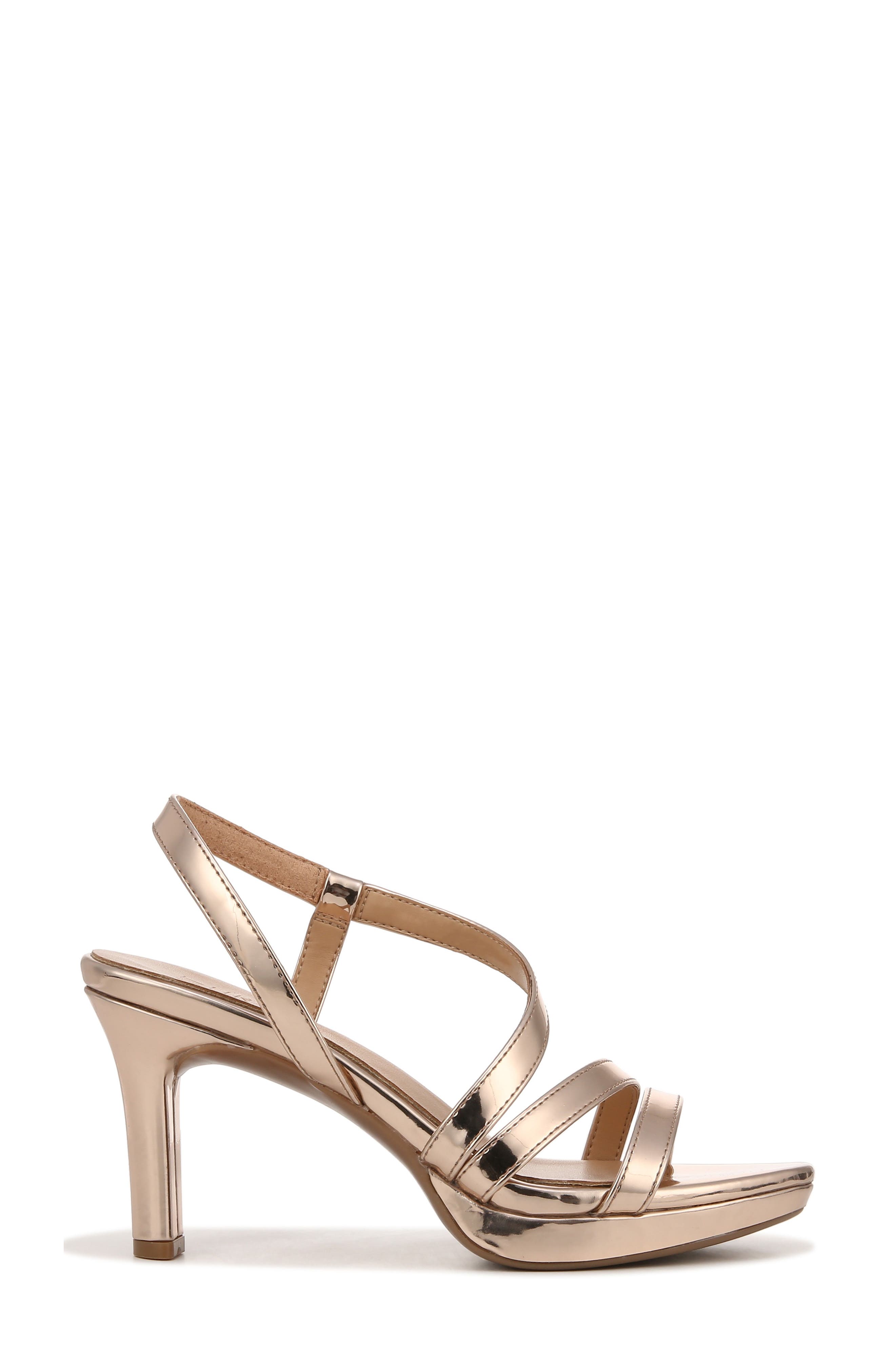 Brenta Strappy Sandal (Women) - Multiple Widths Available, Alternate, color, ROSE GOLD SYNTHETIC