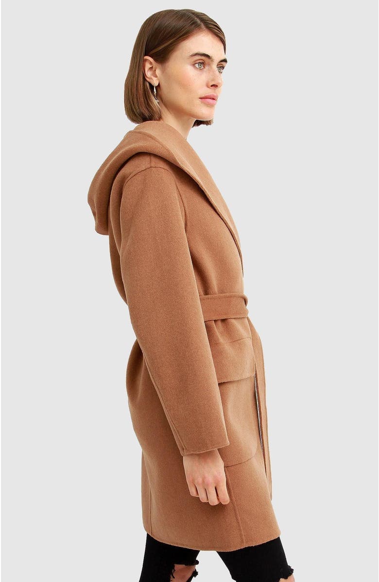 Belle & Bloom Sweet Escape Robe Coat, Alternate, color, Camel