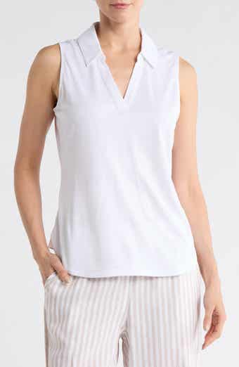 Tommy Bahama Palm Coast Floral Sleeveless Polo