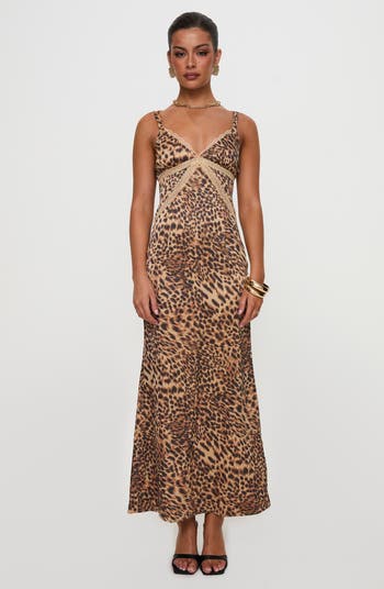 Sanctuary Leopard Print Maxi Dress