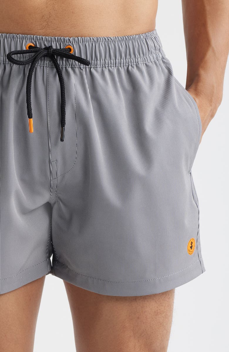 Save The Duck Ademir Swim Trunks, Alternate, color, Micro Zigzag Stripes