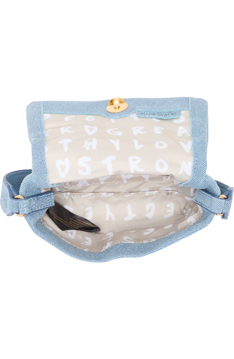 AIMEE Preston Mini Crossbody, Alternate, color, Blue Denim