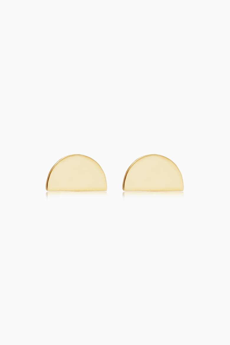 14K Yellow Gold Cabana Studs, Alternate, color, Yellow Gold