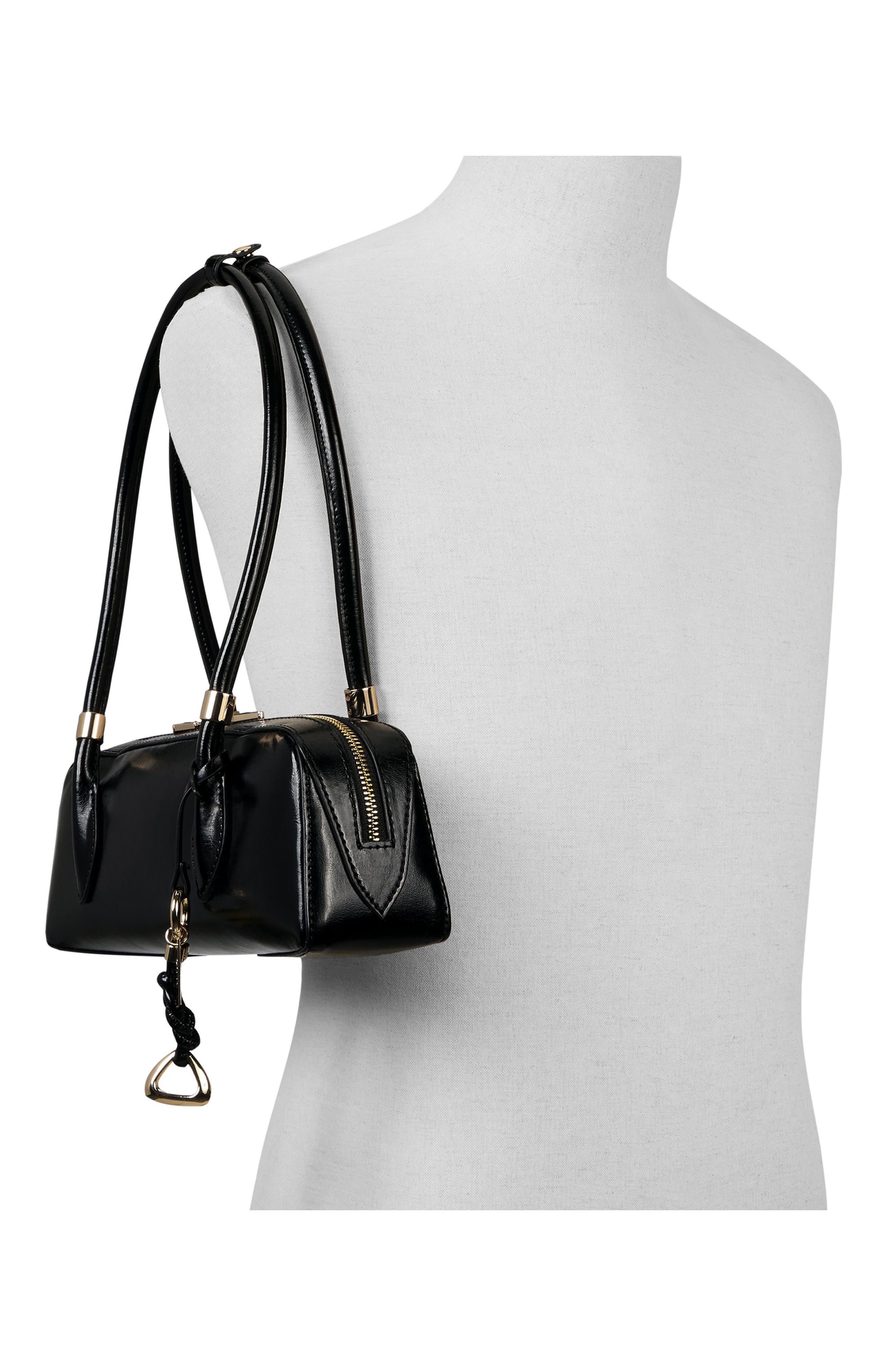 ALDO Elanorabagg Faux Leather Shoulder Bag, Alternate, color, Black