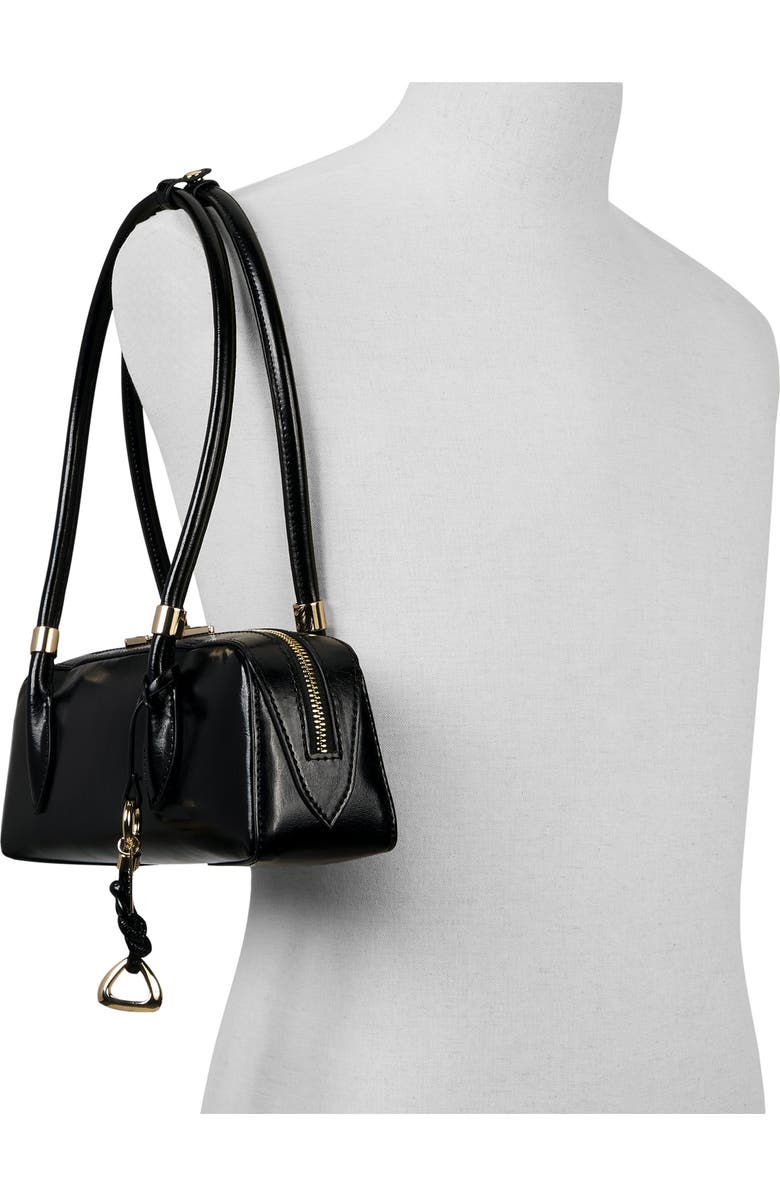 ALDO Elanorabagg Faux Leather Shoulder Bag, Alternate, color, Black