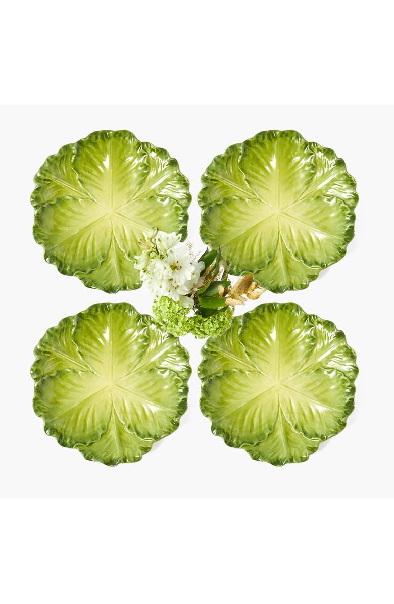 Mrs. Alice Serena Cabbage Starter Plate, Alternate, color, Green
