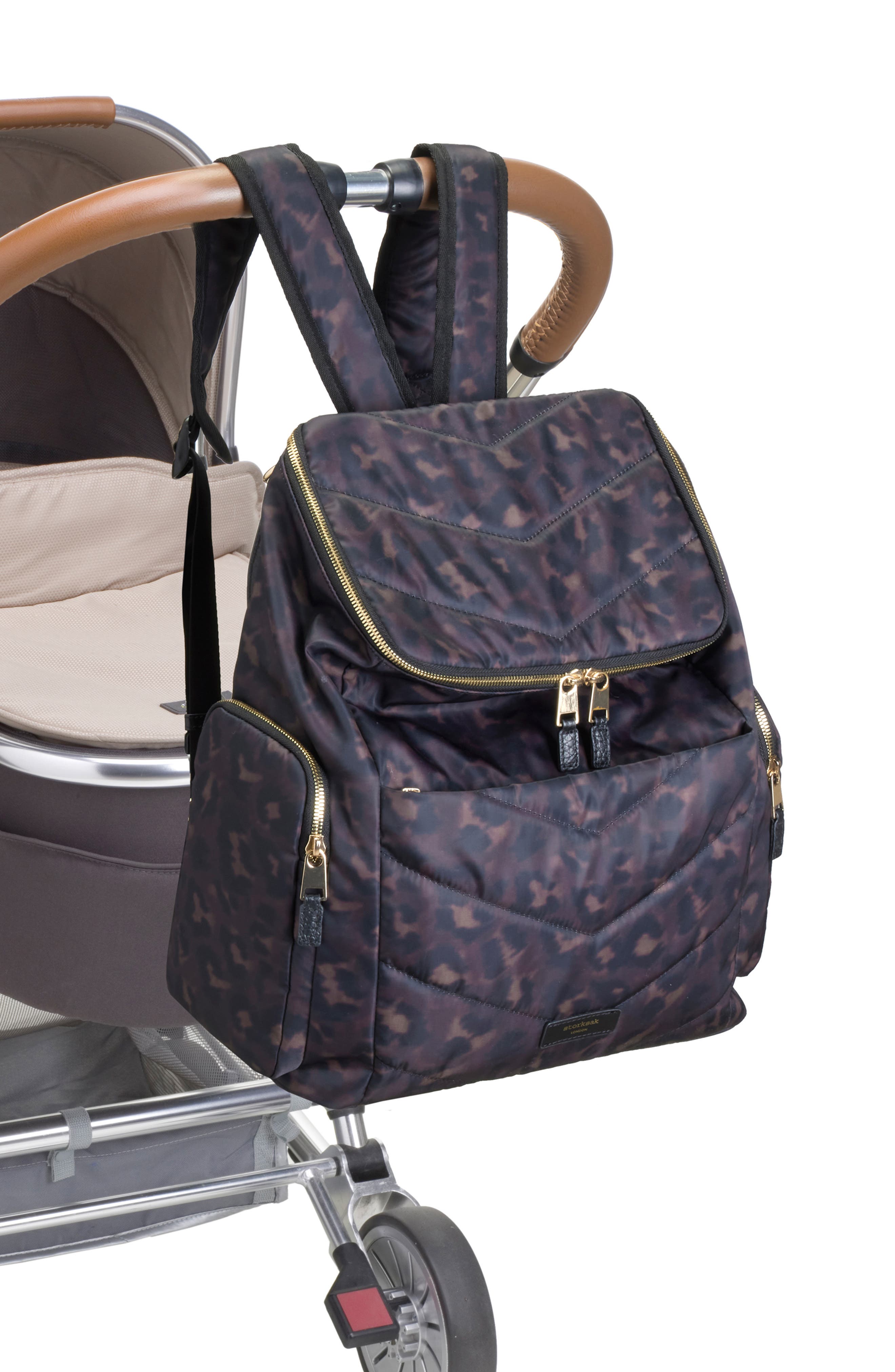Storksak Alyssa Water Resistant Convertible Diaper Backpack, Alternate, color, 