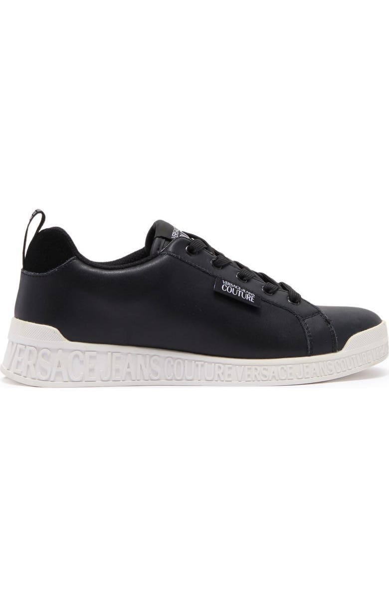 Versace Jeans Leather Sneaker, Alternate, color,