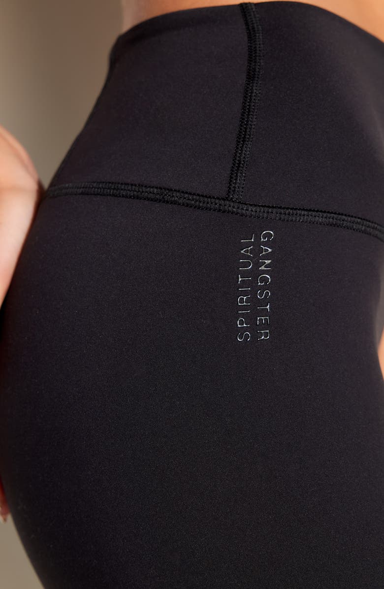 Spiritual Gangster Olympia Slit Hem Pants, Alternate, color, 