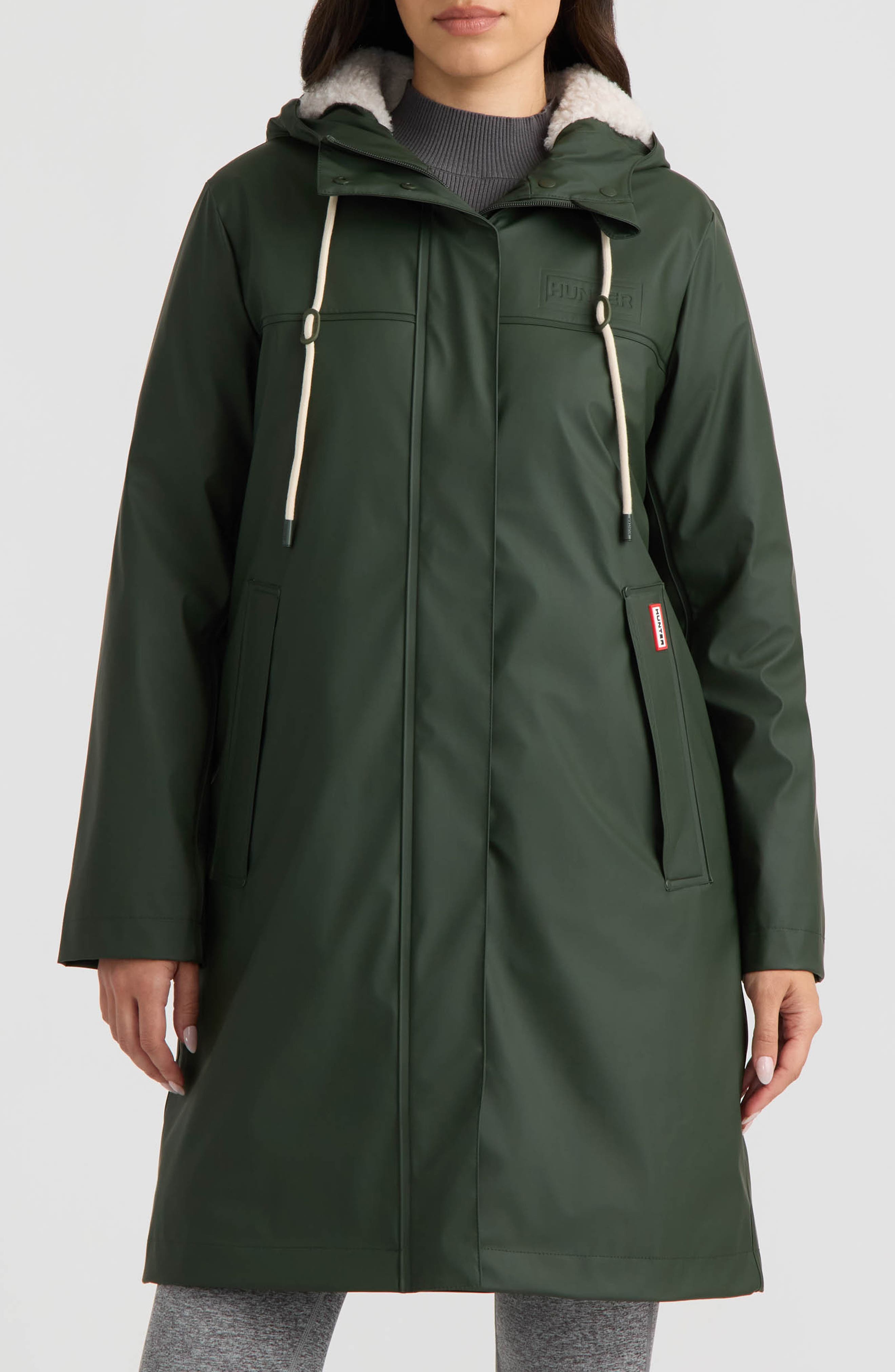 Cindy Rubberized Padded Rain Jacket