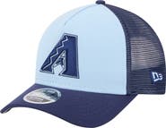 New Era Men's New Era Light Blue/Navy Arizona Diamondbacks 2-Tone Color Pack 9FORTY Adjustable Trucker Hat