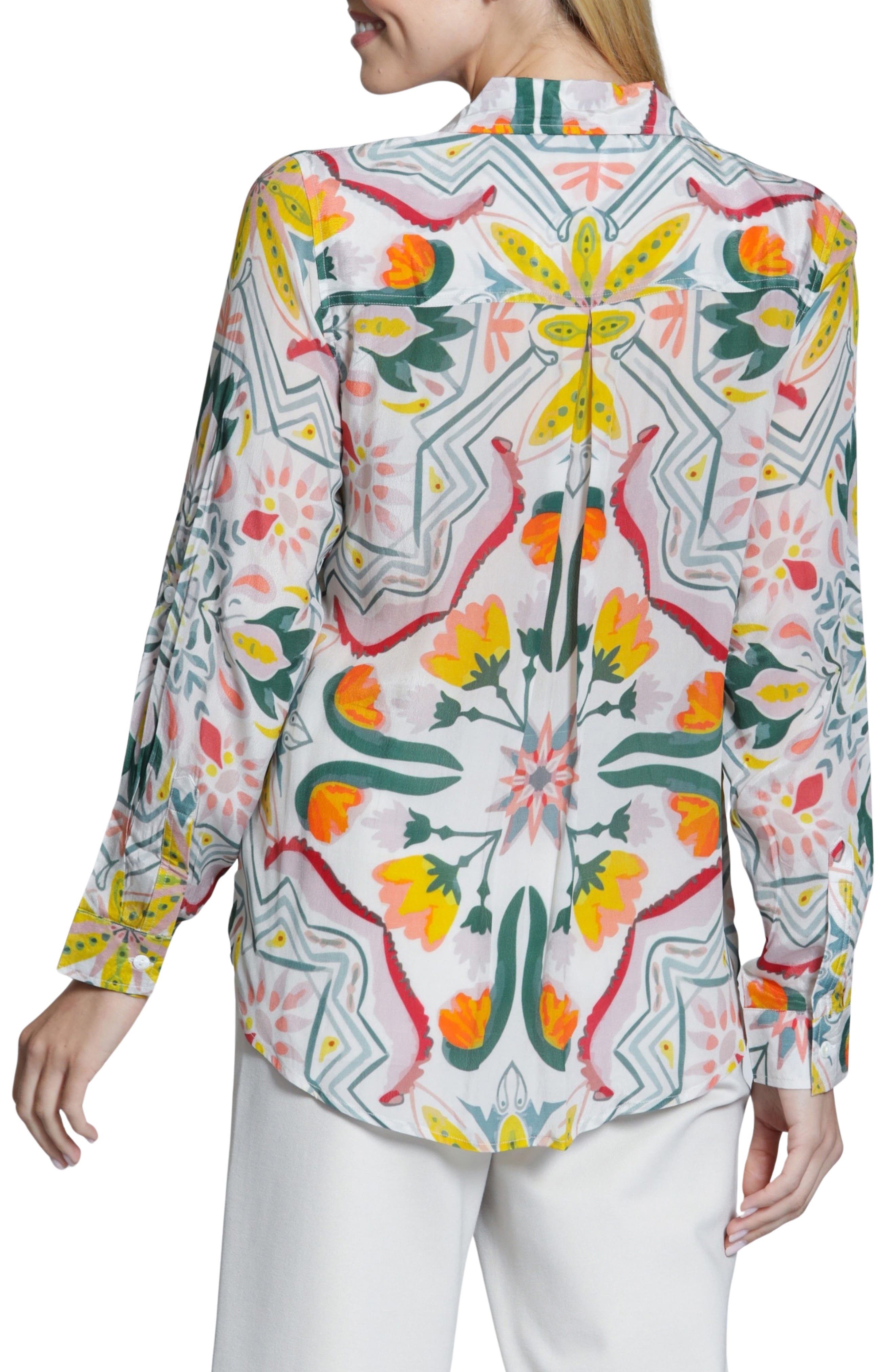 Print Button-Up Shirt - image 2