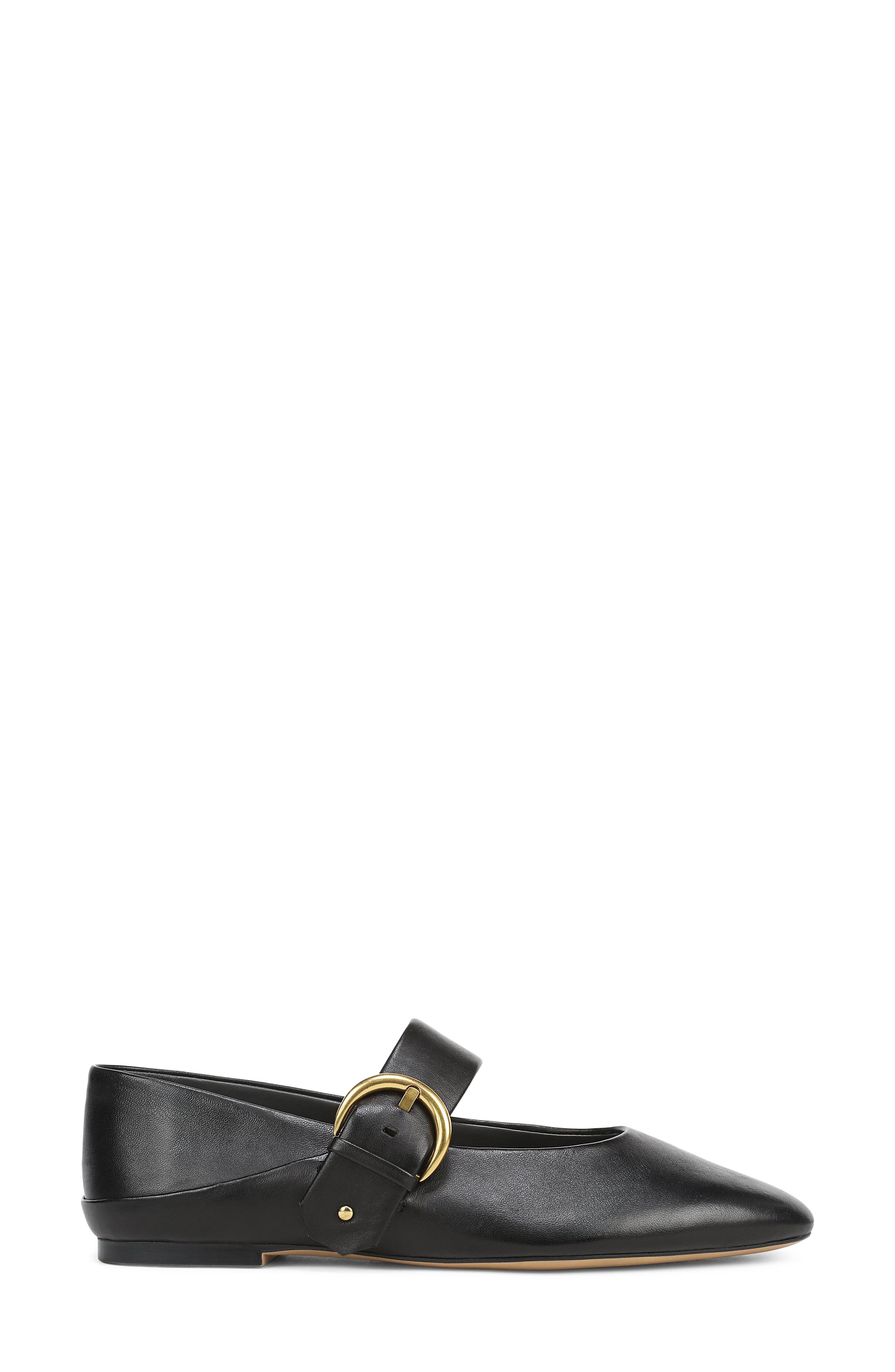 Franco Sarto Cove Mary Jane Flat, Alternate, color, Black