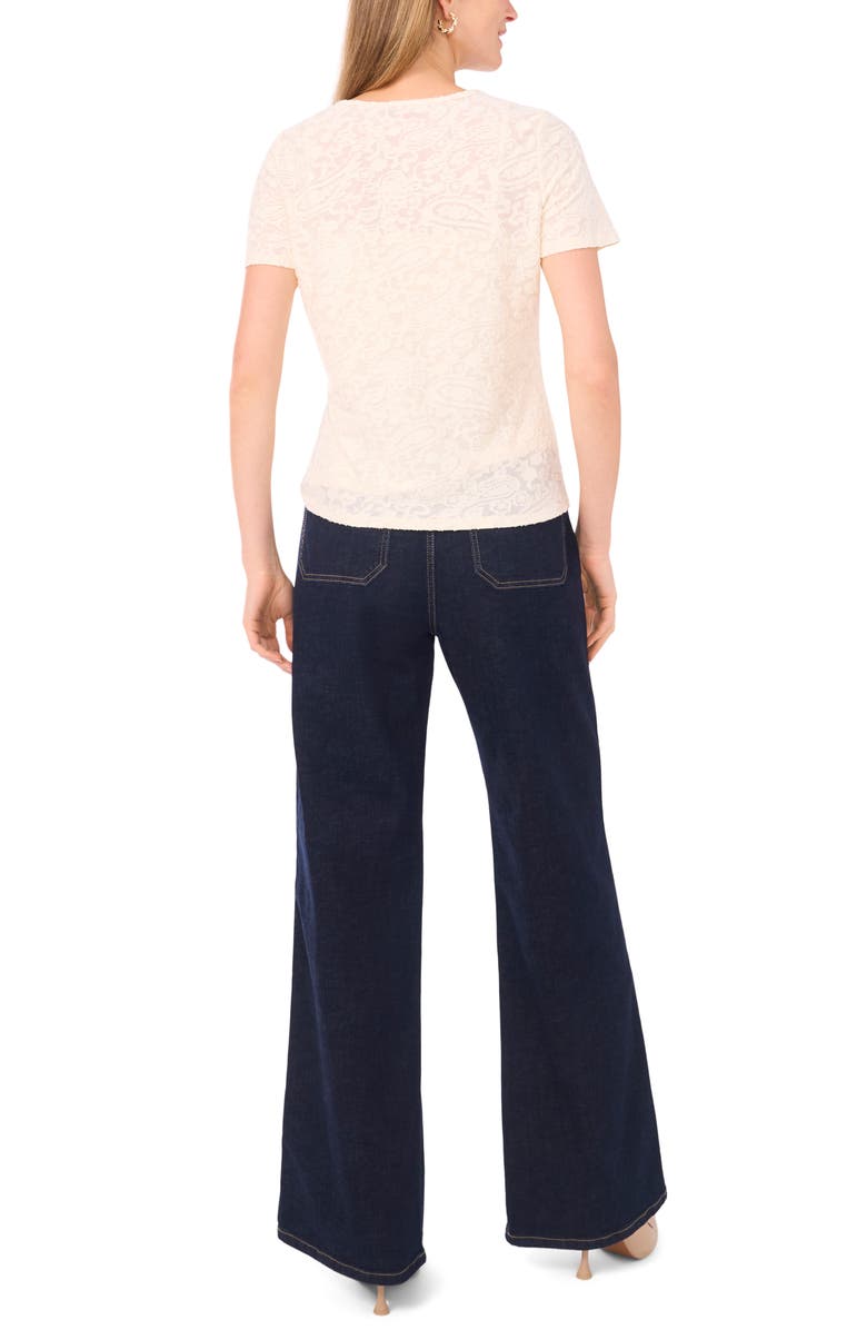 Vince Camuto Tapestry Knit Top, Alternate, color, Birch