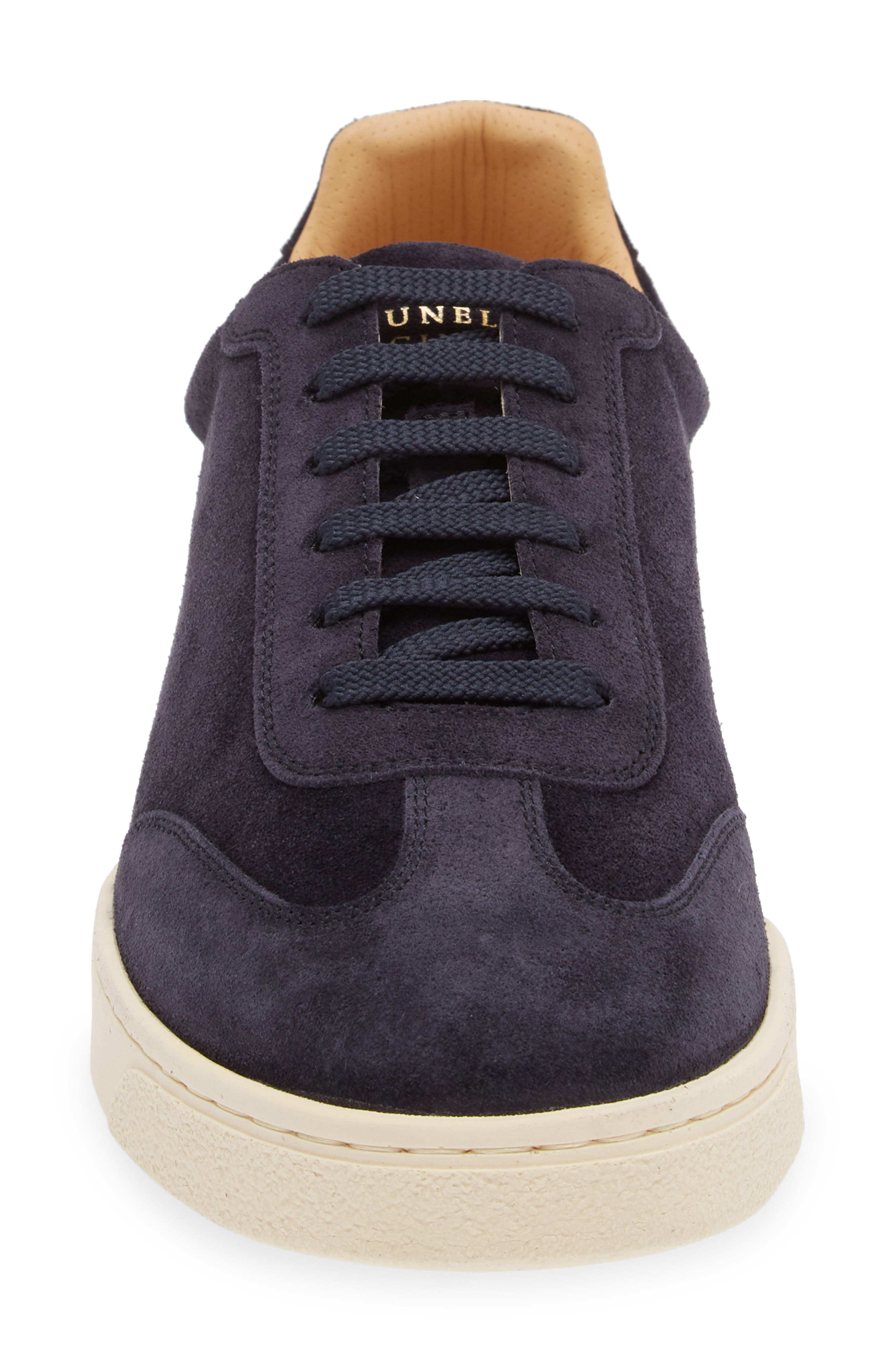 Brunello Cucinelli Suede Low Top Sneaker, Alternate, color, Navy