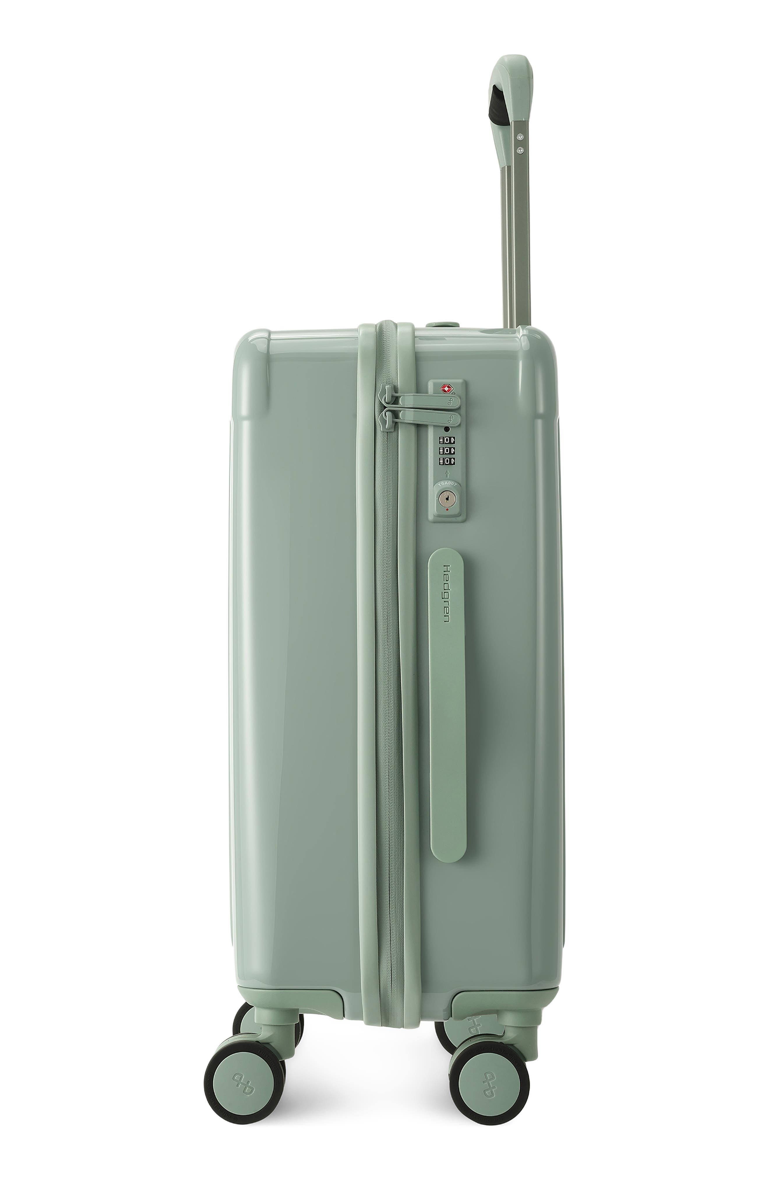 Hedgren Nostos Glossy Spinner Carry-On, Alternate, color, Laguna