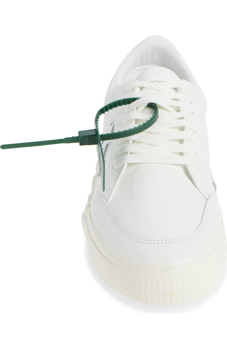 Off-White Low Vulcanized Calf Leather Sneaker, Alternate, color,