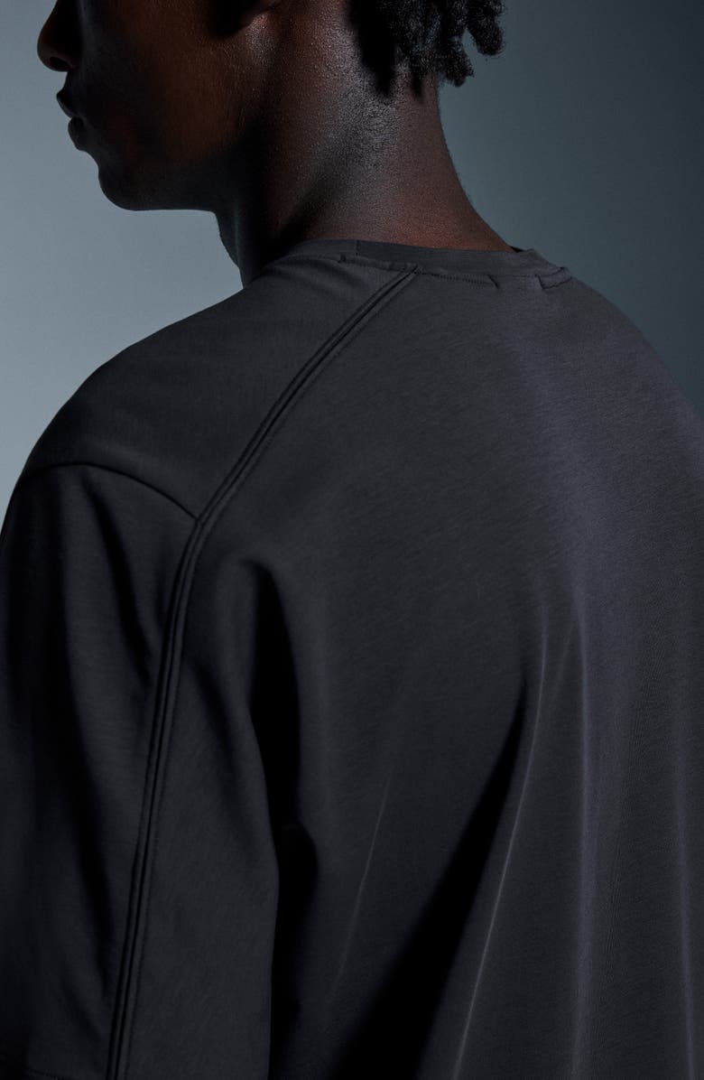 On Focus-T Performance Running T-Shirt, Alternate, color, Black