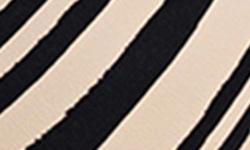 Vitamin A Terra High Waist Bottom In Striped Black Cream In White