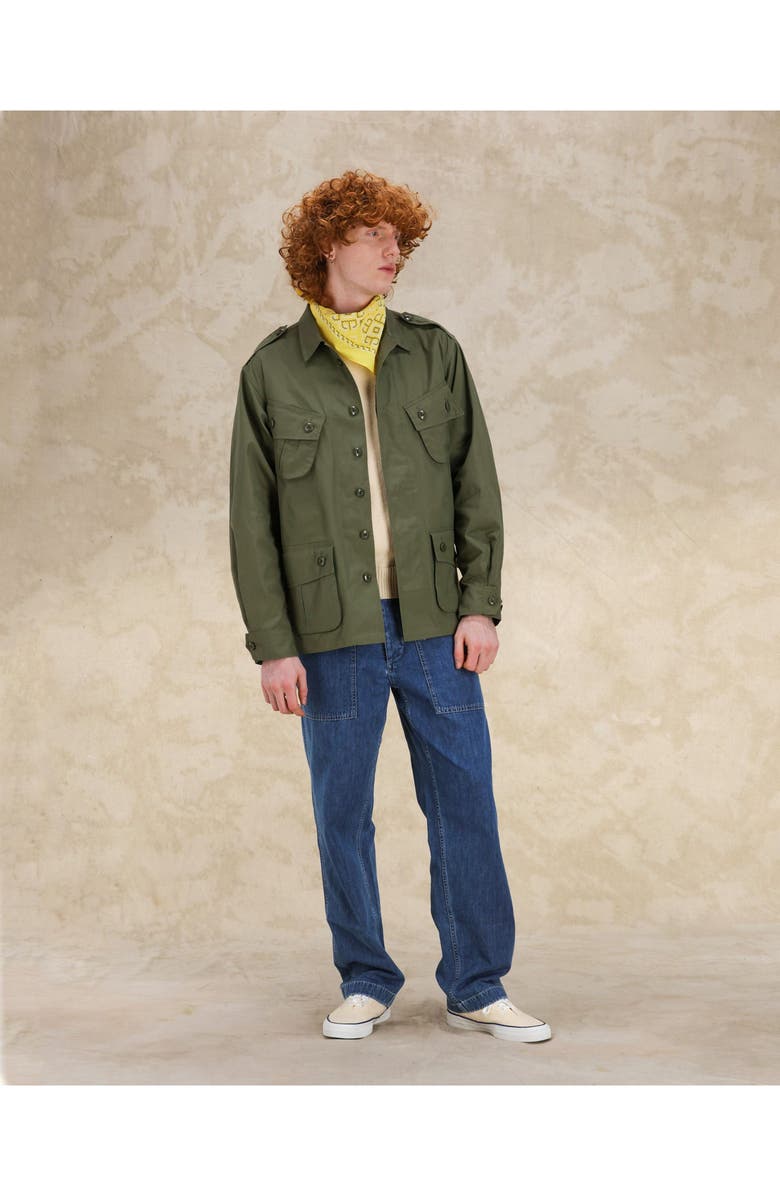 Fortela Elias Cotton Jungle Jacket, Alternate, color, Green