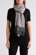 La Fiorentina Wool Silk Blend Lace Scarf