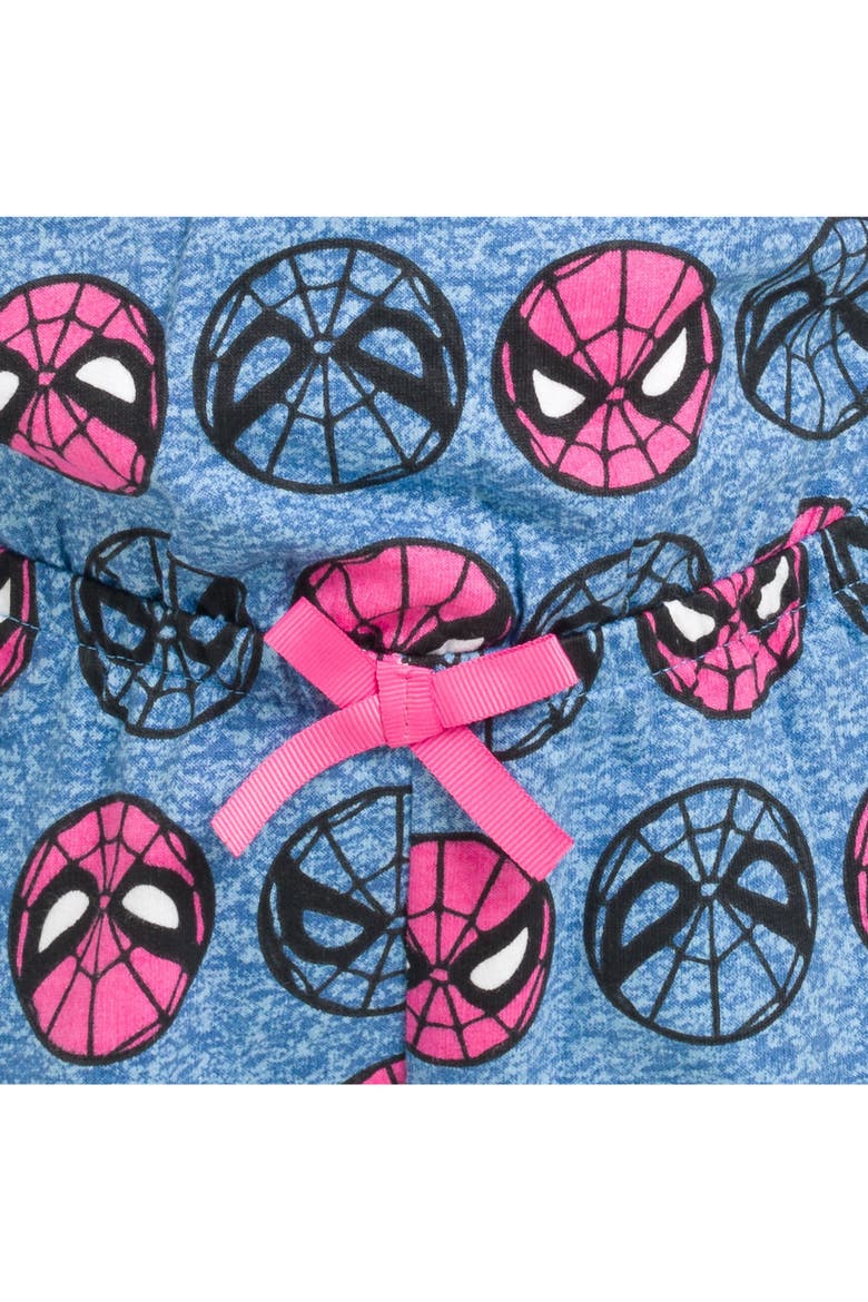 Spider-Man One Piece Romper, Alternate, color, Spider Man Blue Pink