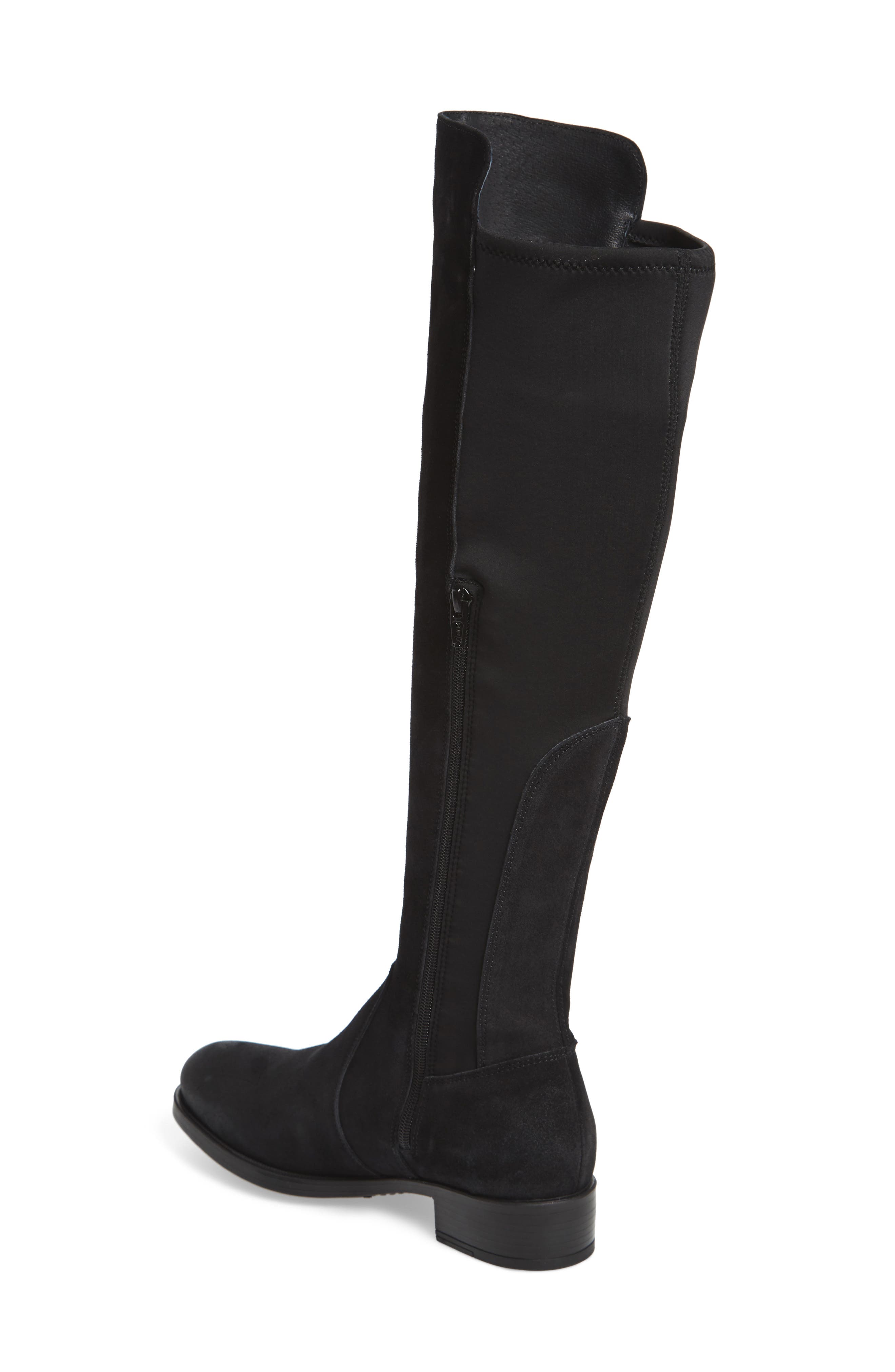 Bunt Waterproof Over the Knee Boot, Alternate, color, BLACK