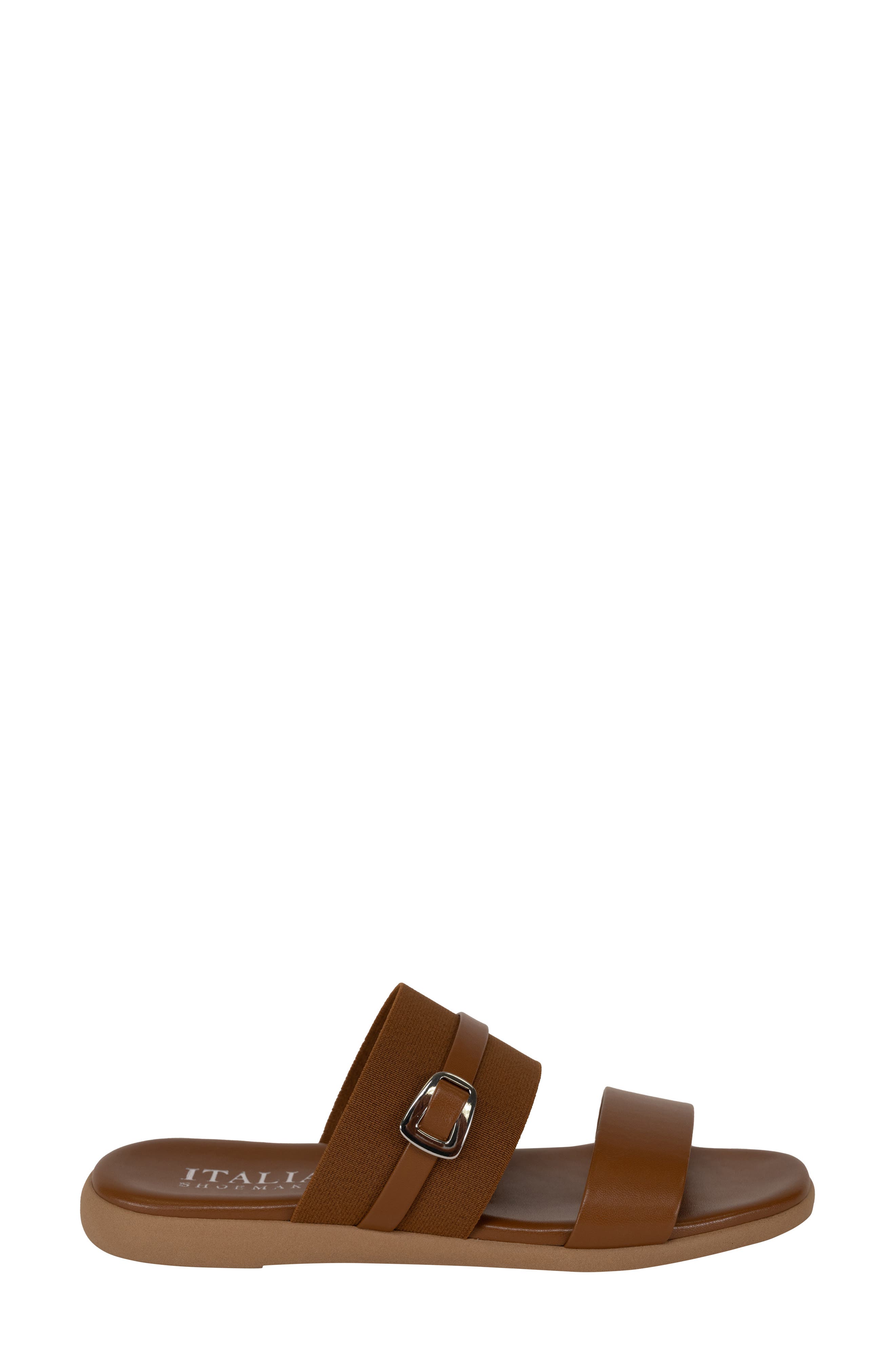 Jelani Square Toe Slide Sandal, Alternate, color, TAN