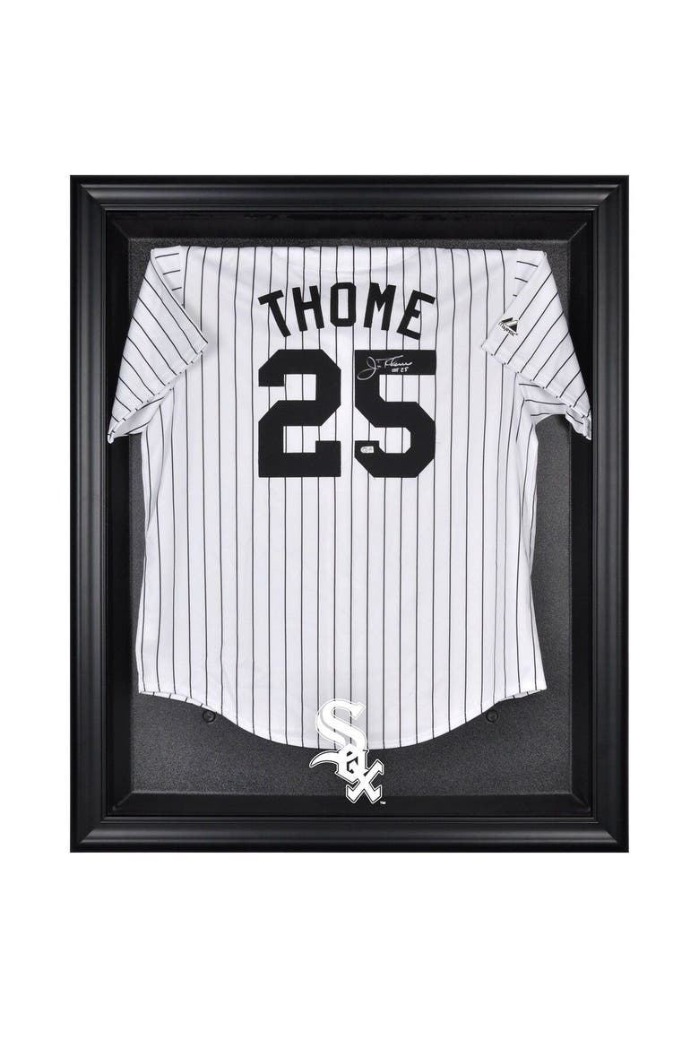 Chicago White Sox Black Framed Logo Jersey Display Case, Main, color, Black