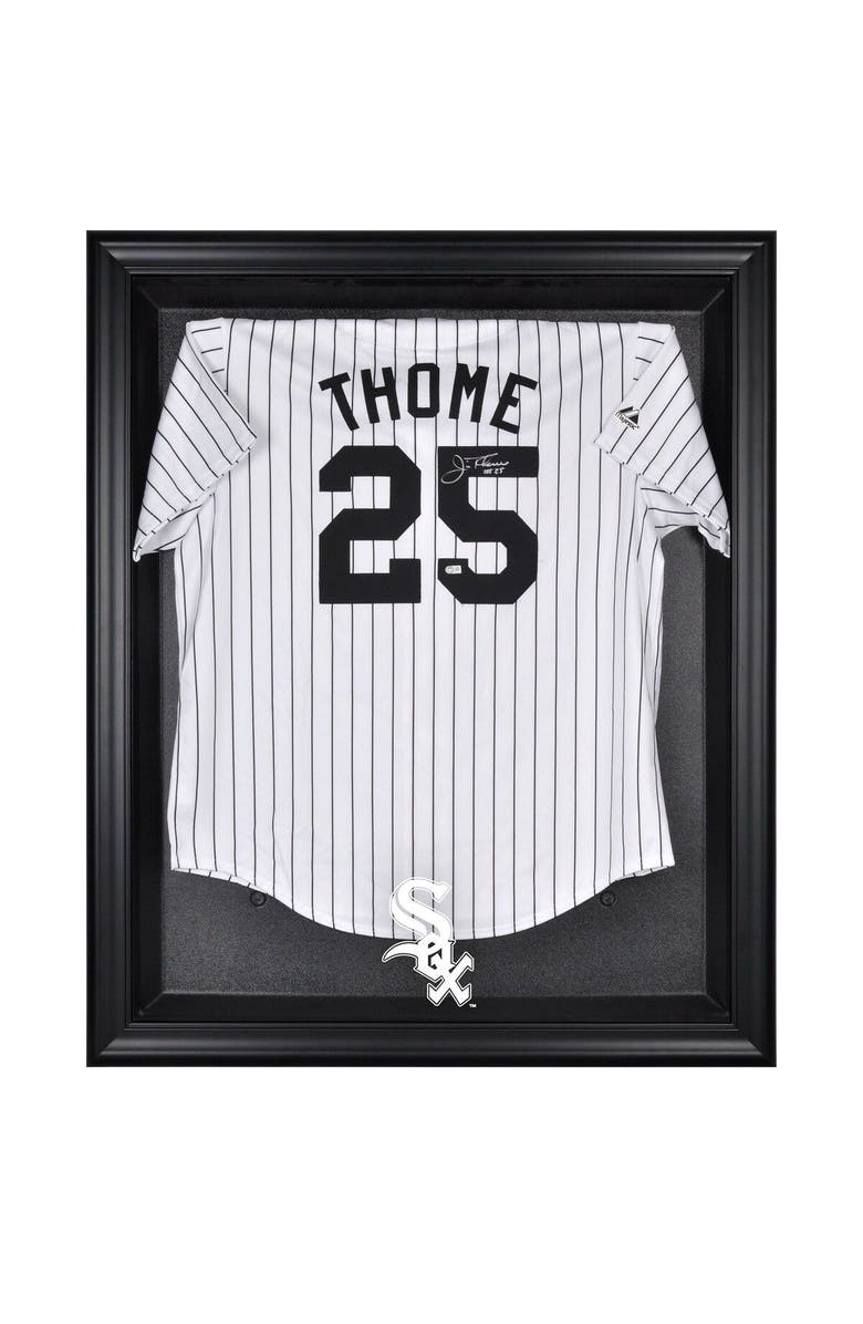 FANATICS AUTHENTIC Chicago White Sox Black Framed Logo Jersey Display Case, Main, color, 