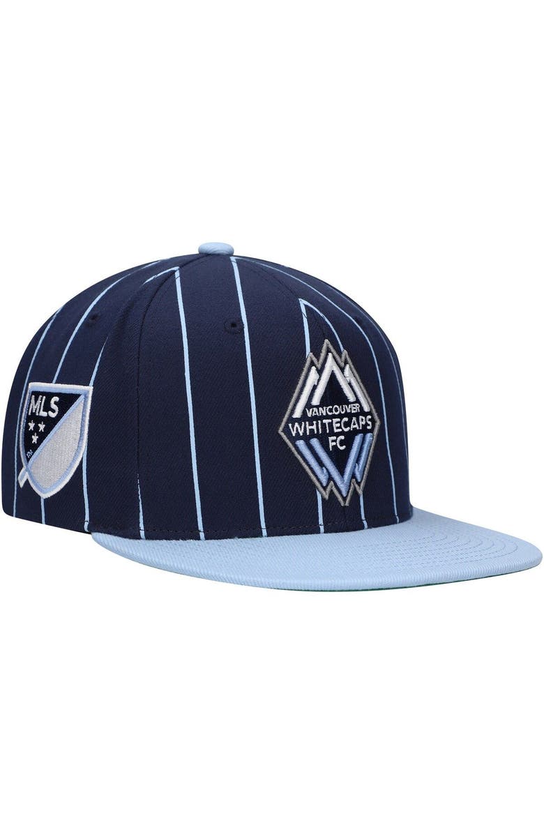 Mitchell & Ness Men's Mitchell & Ness Navy Vancouver Whitecaps FC Team Pin Snapback Hat, Main, color, Navy