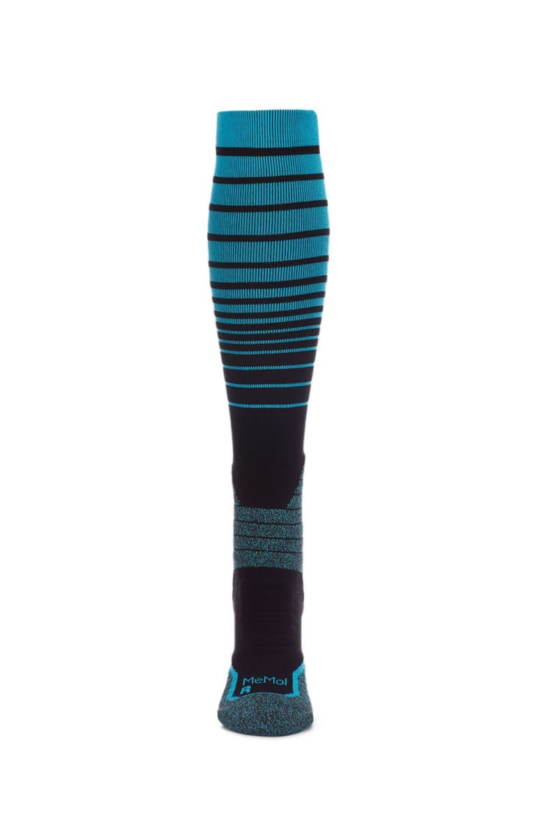 MeMoi Gradient Stripe Performance Compression Socks, Alternate, color,