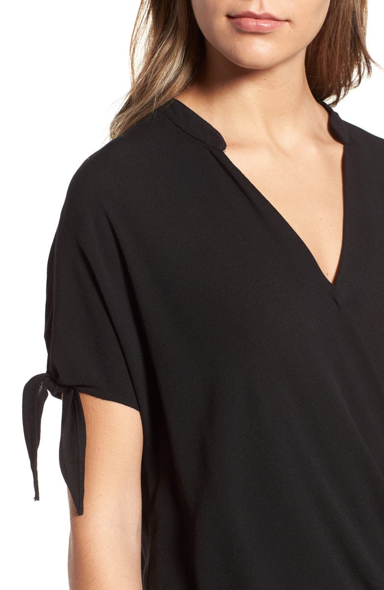 Ella Moss Stella Tie Sleeve Blouse, Alternate, color, 