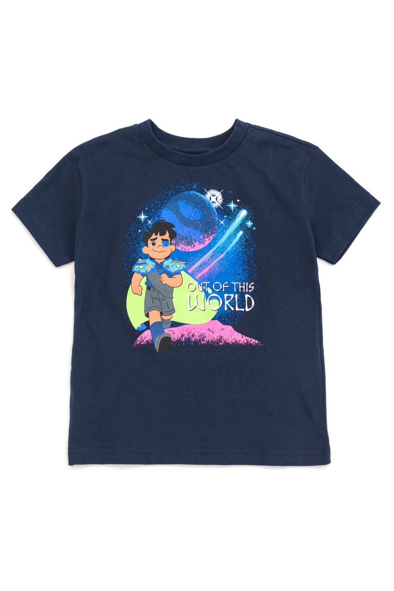 Elio 2-Piece Short Sleeve T-Shirt Set, Alternate, color, Elio Navy Light Blue