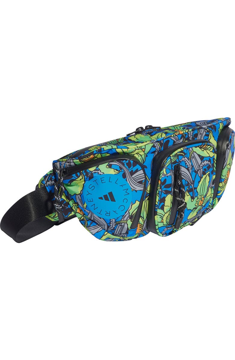 adidas by Stella McCartney Print Recycled Polyester Belt Bag, Alternate, color,