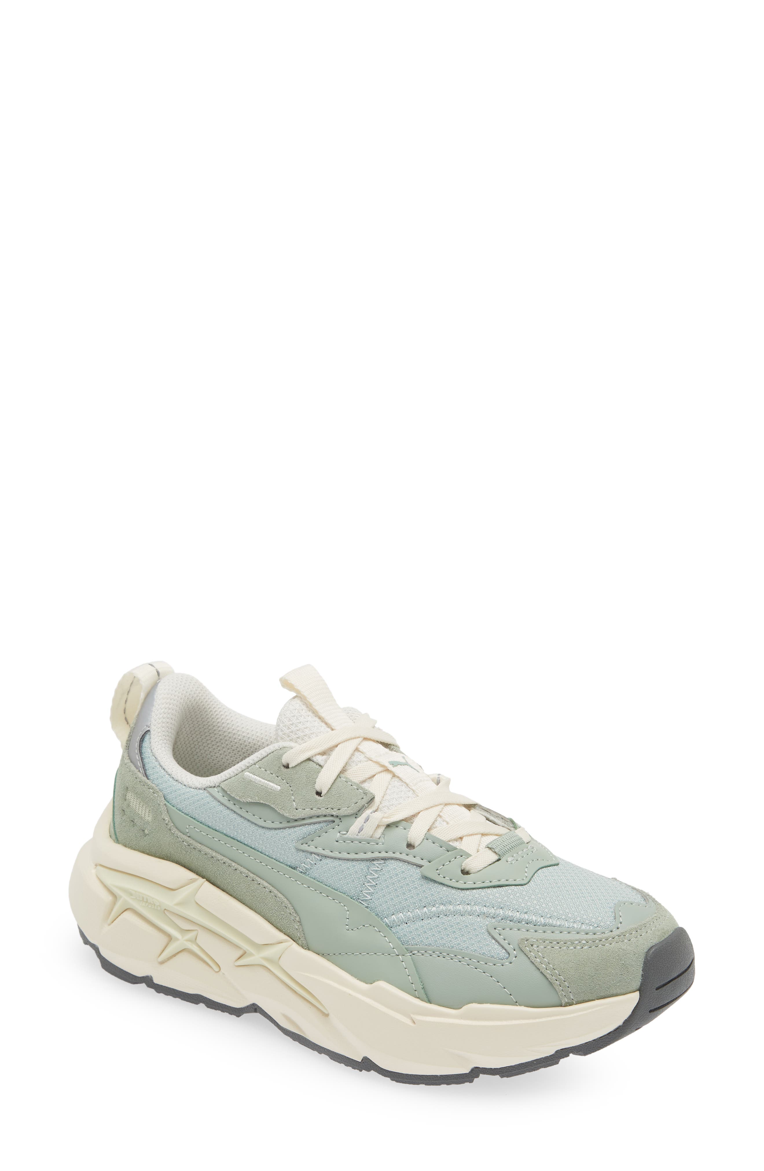 Spina NITRO™ Sneaker, Main, color, GREEN FOG-FROSTED IVORY