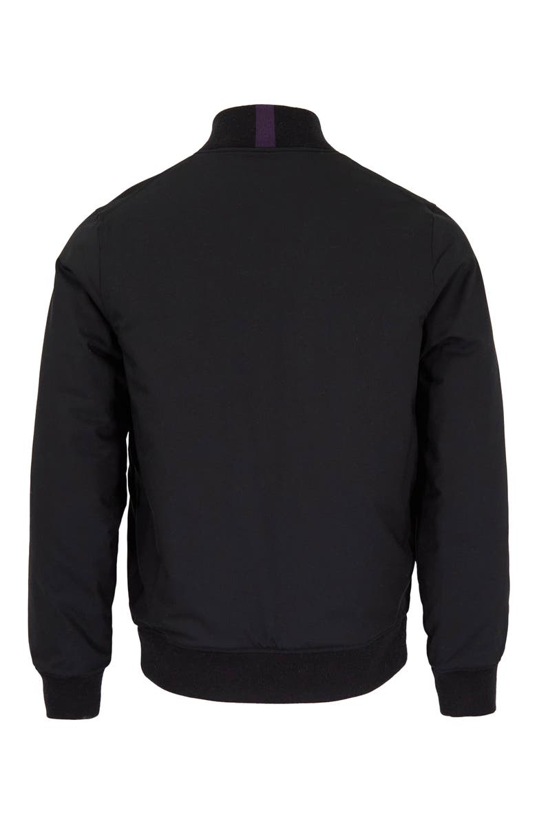 Lords of Harlech Jenkin Reversible Bomber Jacket, Alternate, color, Black