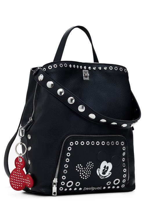 Desigual Mickey Mouse™ Medium Faux Leather Stud Backpack