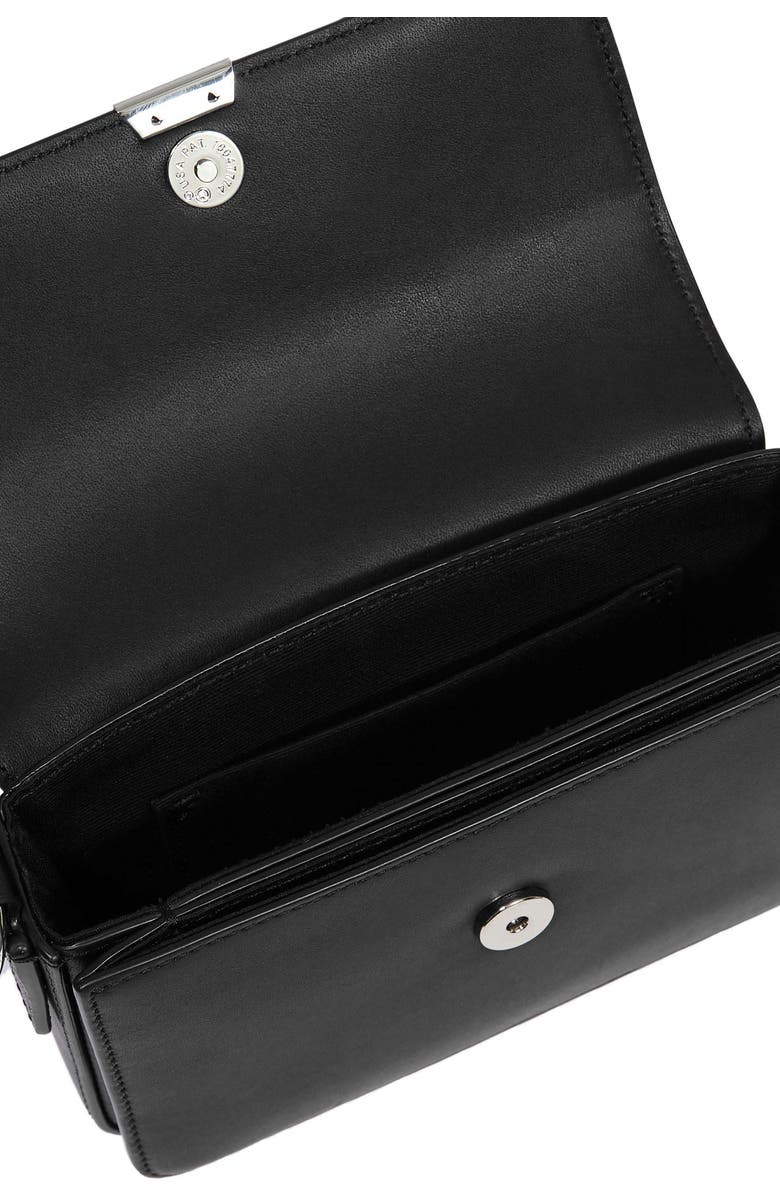 AllSaints Mini Captain Leather Crossbody Bag, Alternate, color,