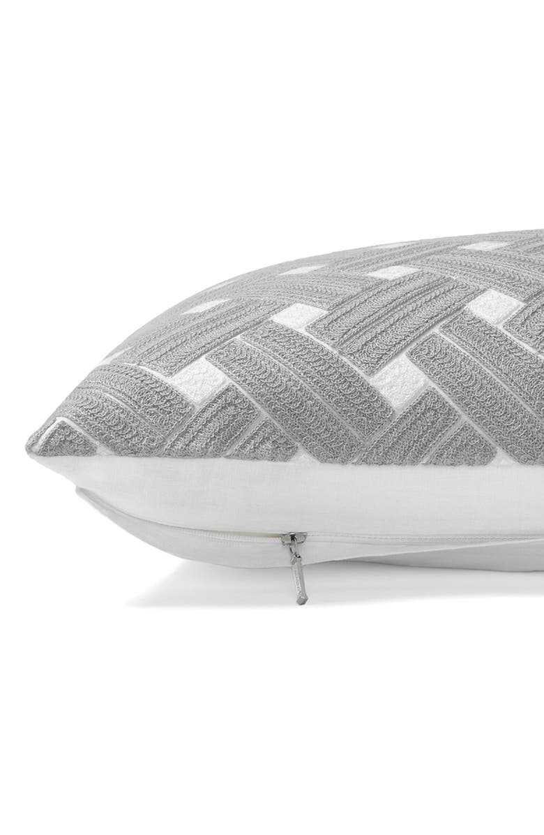 Boll & Branch Basket Weave Oversize Lumbar Pillow Cover & Insert, Alternate, color, 