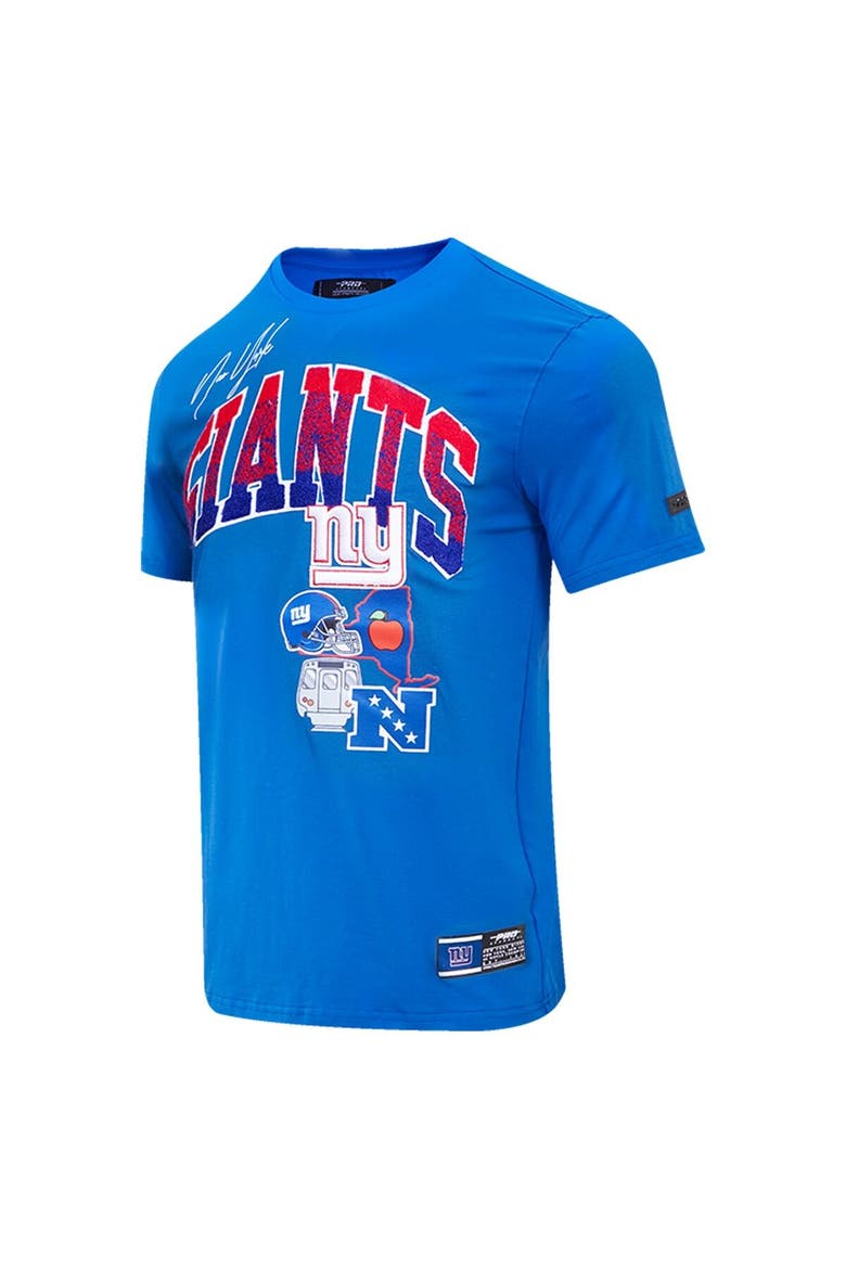 Men's Pro Standard Royal New York Giants Super Bowl XLVI Patch Hometown Collection T-Shirt, Alternate, color, Royal
