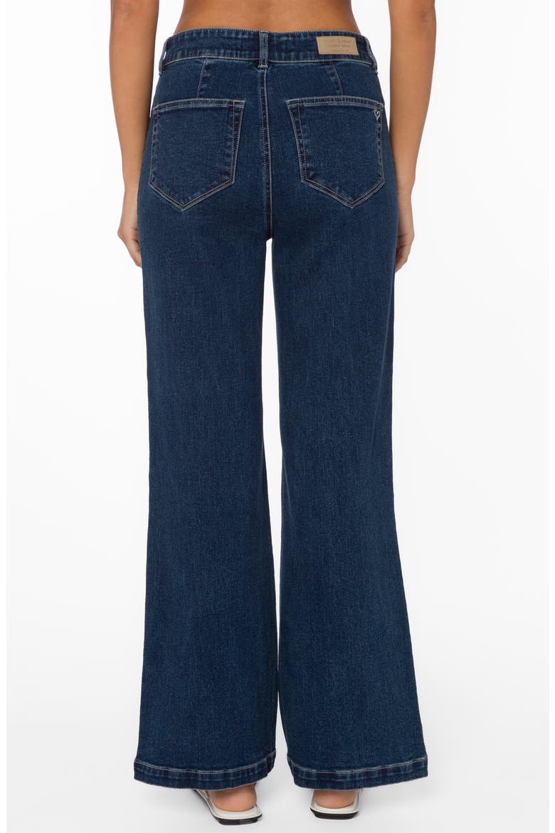 Saylor Wide Leg Jeans, Alternate, color, OCEANA