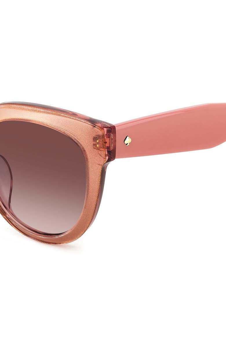 Kate Spade 54mm brea round sunglasses, Alternate, color, Pink