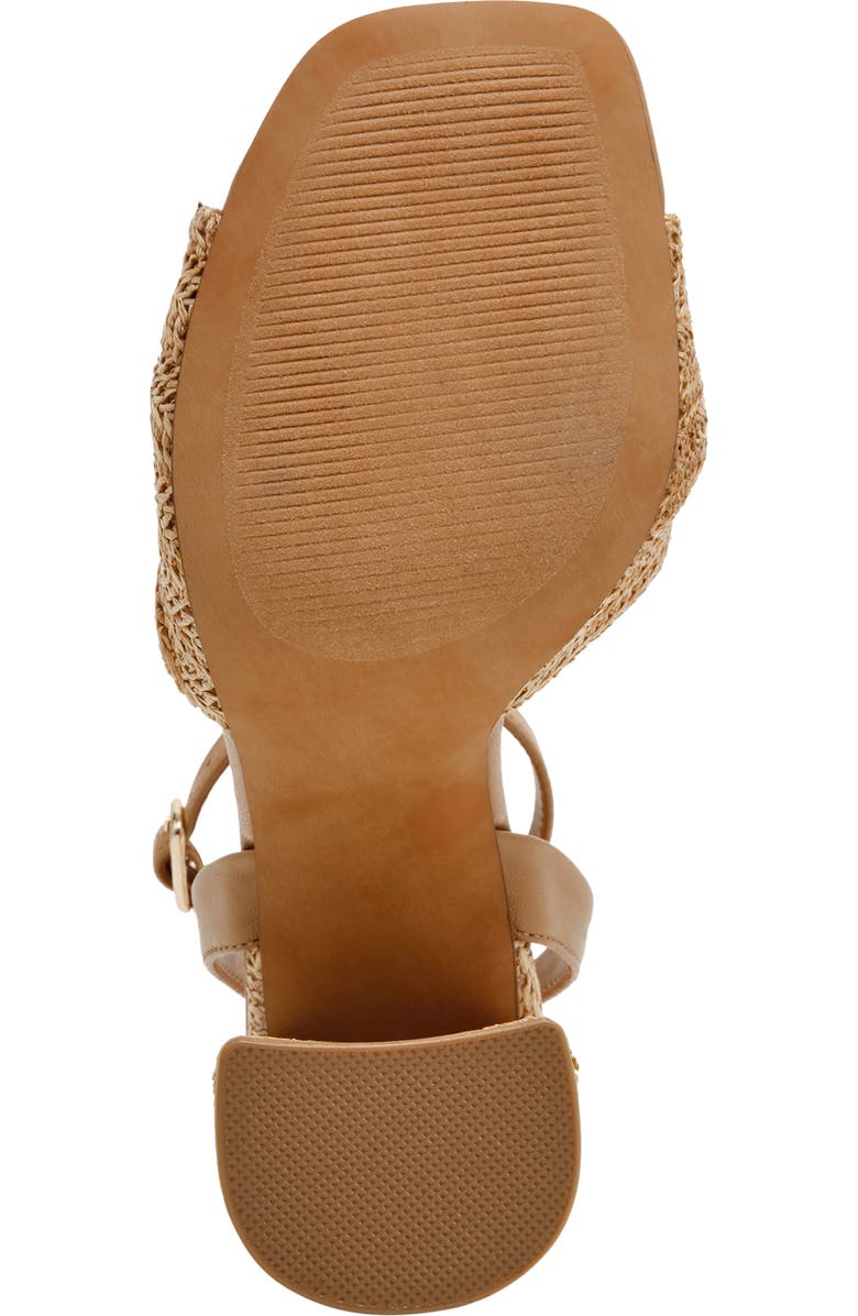 Steve Madden Mandy Ankle Strap Sandal, Alternate, color, Raffia