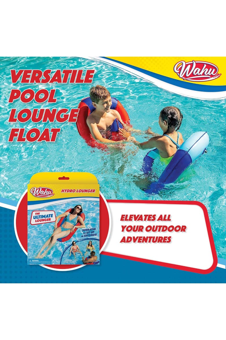 Hydro Lounger Versatile Pool Lounge Float for Sunbathing, Inflatable Pool and Beach Float, Alternate, color, None