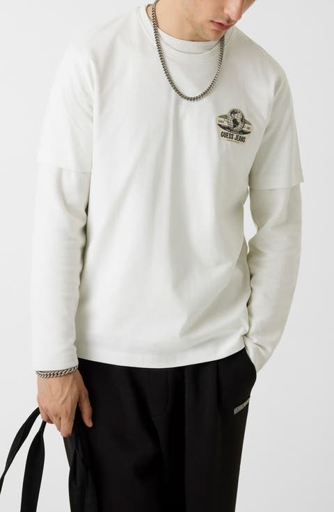 Globe Graphic Long Sleeve T-Shirt