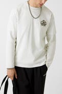 GUESS Globe Graphic Long Sleeve T-Shirt