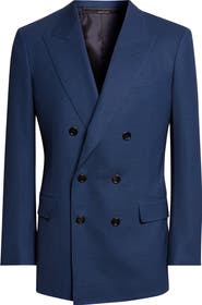 TOM FORD Multiplies Double Breasted Wool Blazer