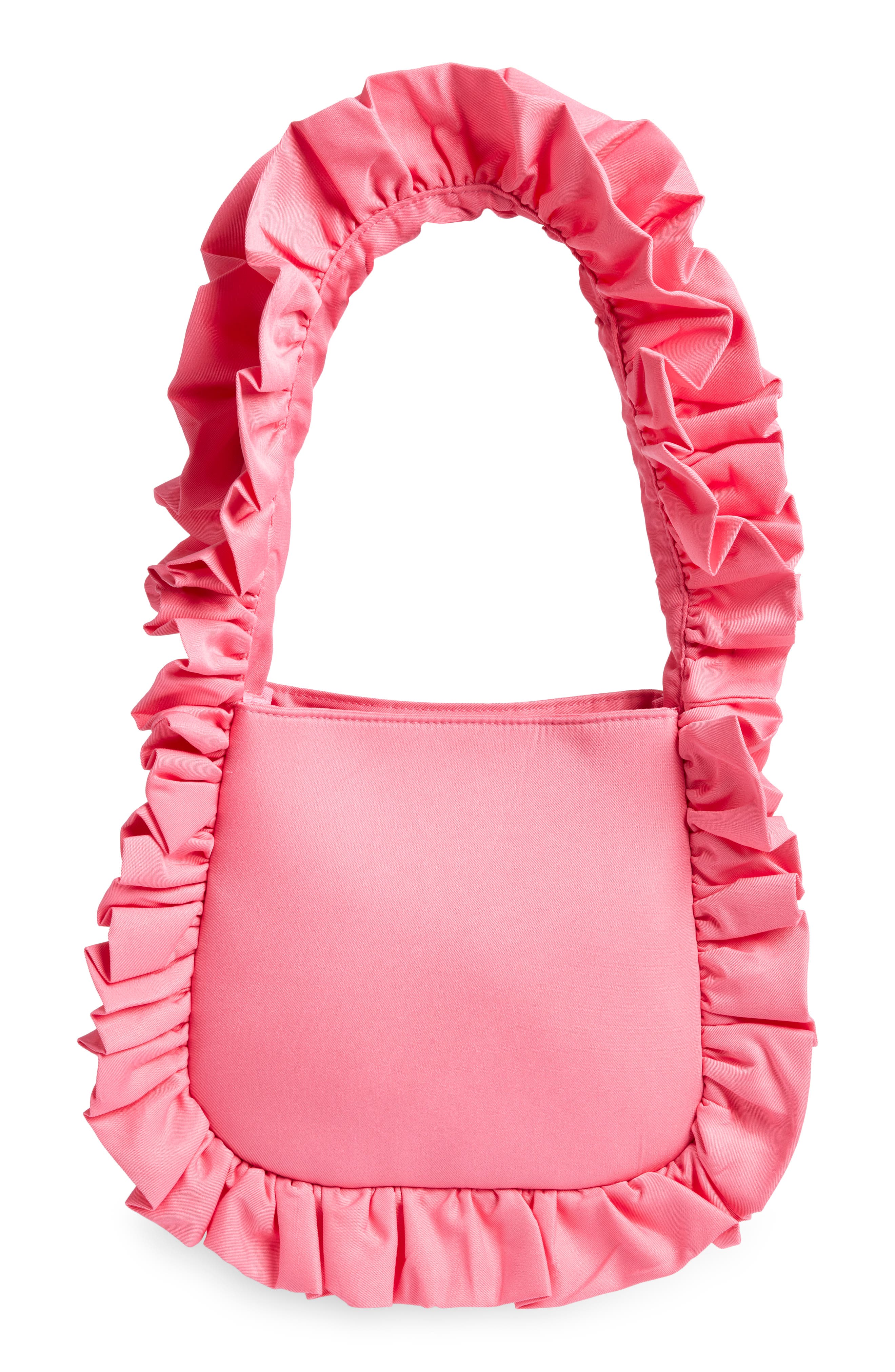 Original Ruffle Twill Tote, Alternate, color, DEEP PINK